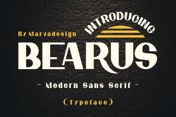 Bearus: A Modern Sans Serif Font for Business Branding