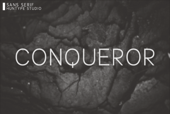 Conqueror: The All-Caps Sans Serif Font for Bold Editorial Design