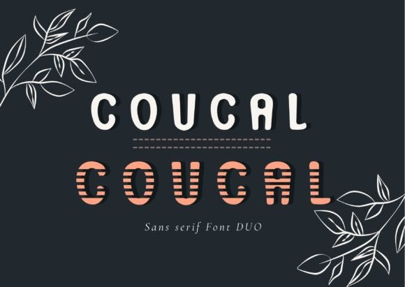 Coucal: A Modern Sans Serif Font for Makers and Creative Sellers