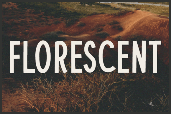 Florescent: A Natural Sans Serif Font for Modern Campaign Design