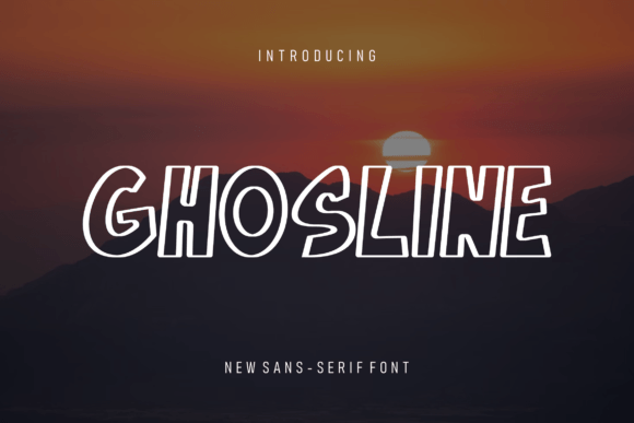 Ghosline: A Modern Sans Serif Font for Elegant Campaign Design