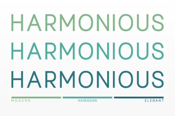 Harmonious: A Sans Serif Font for Elegant Editorial Design