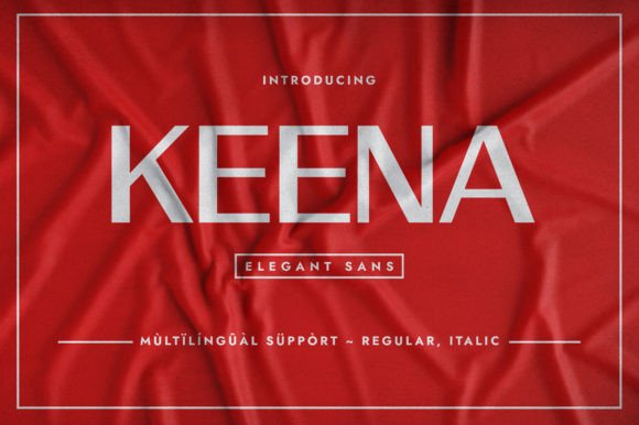 Keena: A Minimalist Sans Serif Font for Elegant Handmade Branding