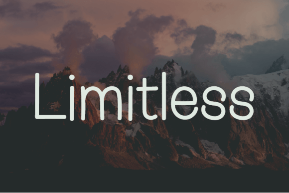 Limitless: A Casual Sans Serif Font for Elegant Craft and Product Design