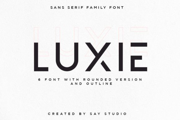 Luxie: A Stylish Sans Serif Font for Modern Web Design Projects