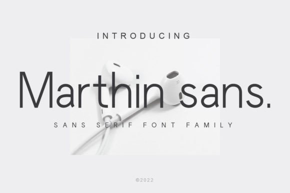 Marthin Sans: A Classy Sans Serif Font for Modern Designers