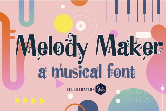 Melody Maker: A Bouncy Sans Serif Font for Musical Campaign Designs