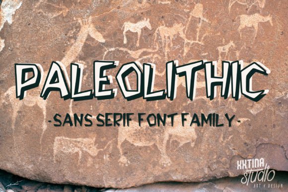 Paleolithic: A Bold Sans Serif Font for Modern Digital Design