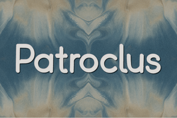 Patroclus: A Unique Sans Serif Font for Handmade Labels and Craft Designs