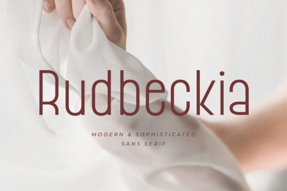 Rudbeckia: A Classy Sans Serif Font for Elegant Editorial Design