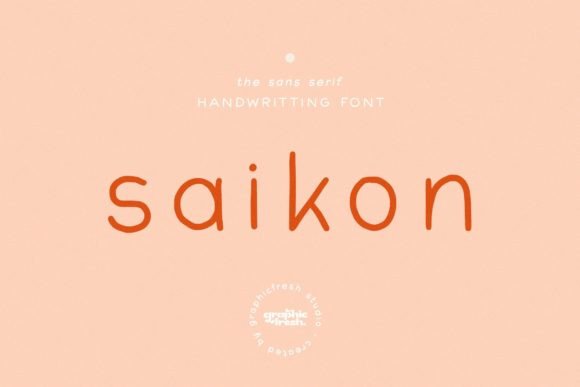 Saikon: A Slim Sans Serif Font for Elegant Editorial Design