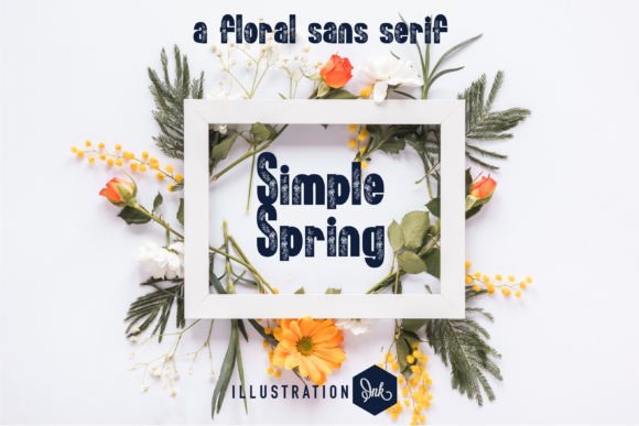 Simple Spring: A Bold Sans Serif Font for Elegant Branding Projects