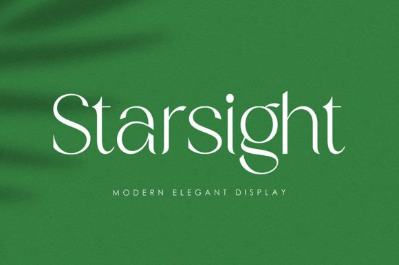 Starsight: A Modern Sans Serif Font for Elegant Editorial Design