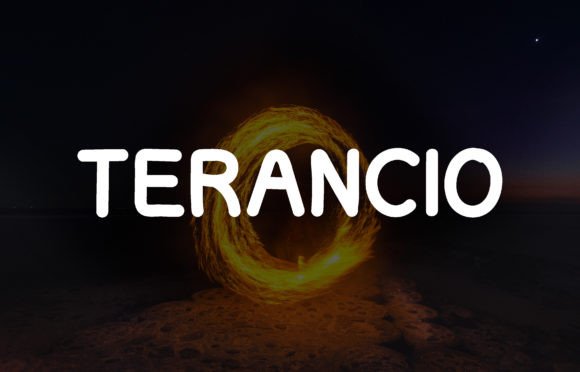Terancio: A Friendly Sans Serif Font for Handmade Labels, Invitations, and Digital Printables