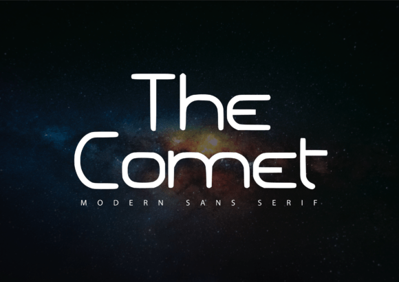 The Comet: A Futuristic Sans Serif Font for Modern Branding