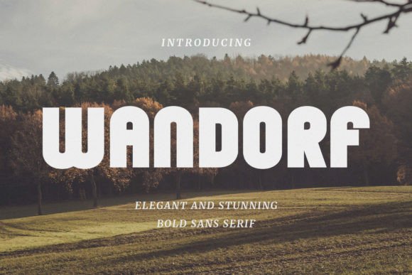 Wandorf Font: Elevate Your Brand with Modern Typography
